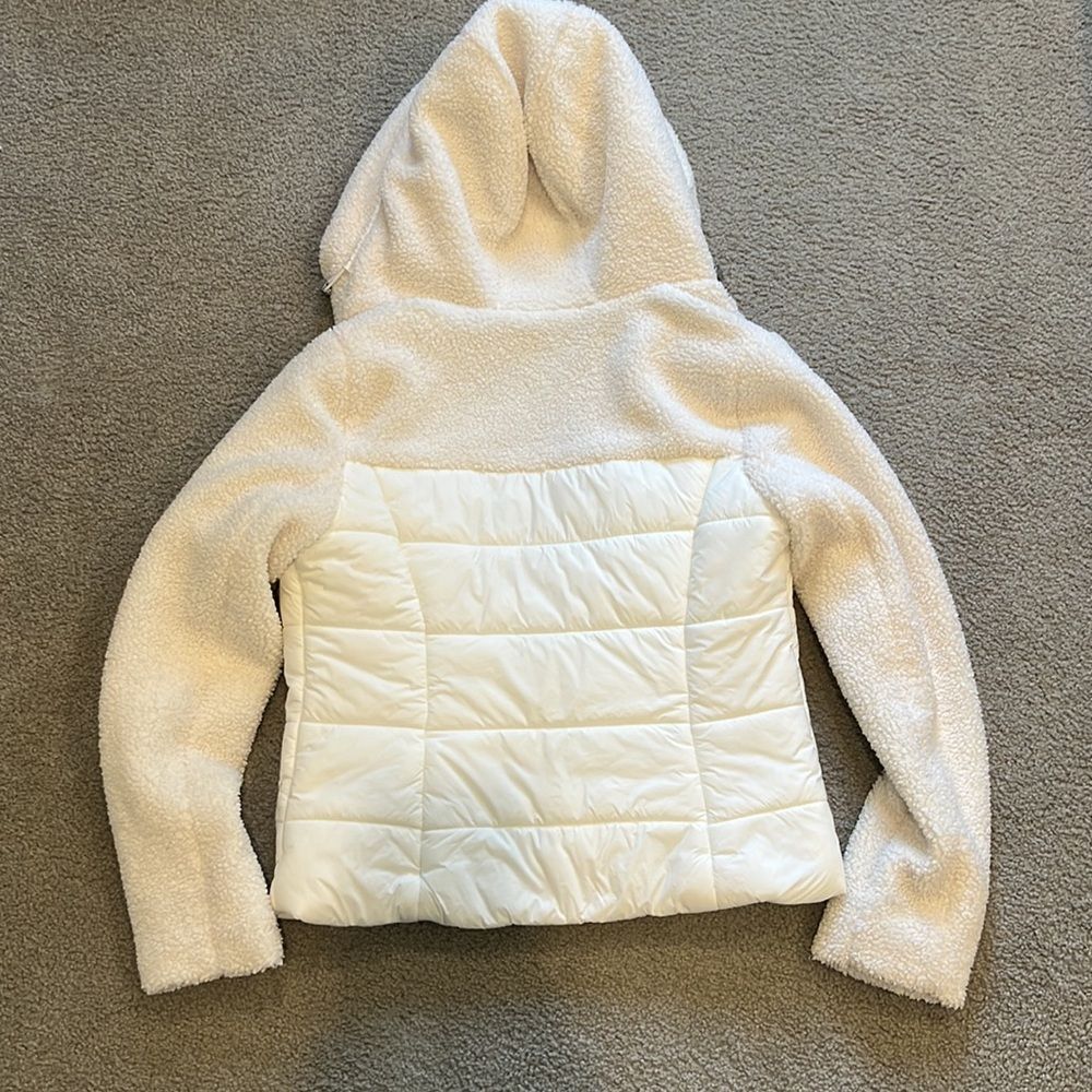 Soia and Kyo Mixed Media Faux Shearling Jacket
 size M - Picture 11 of 11